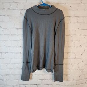 Women's Free People thermal longsleeve shirt, size small